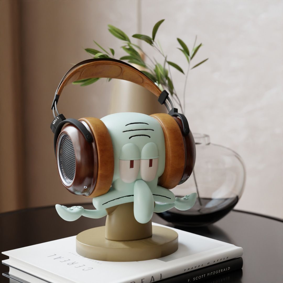 Headphone Stand Desk - SpongeBobs SquarePants Squidward Cartoon Suporte para