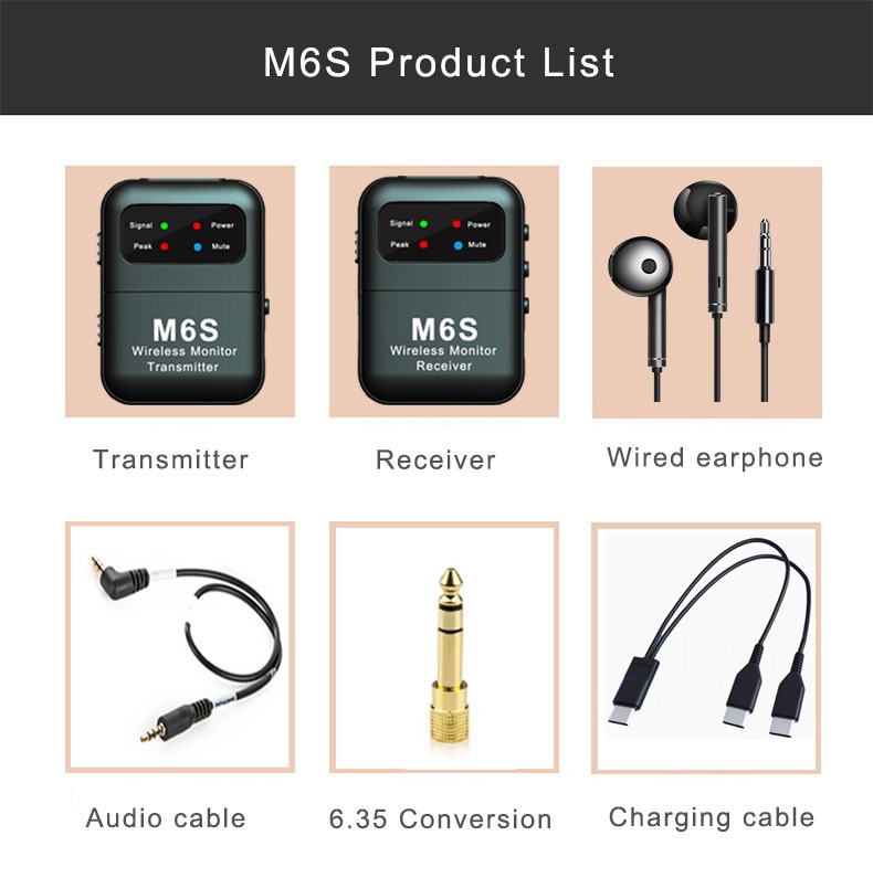 In Ear Monitor Iem - Sistema de Monitoramento Sem Fio Estéreo