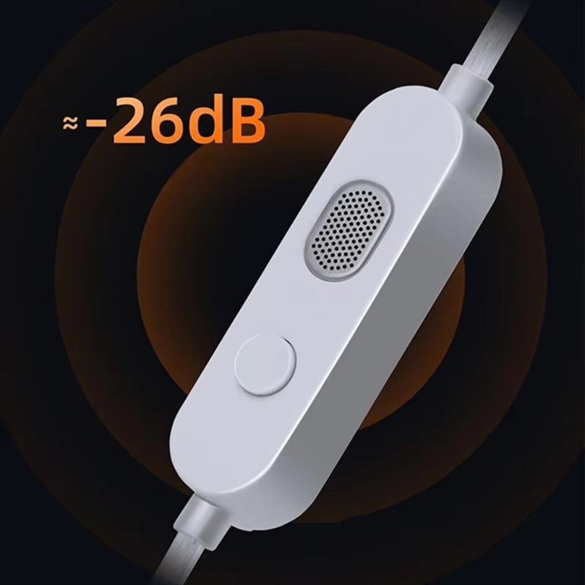 Wired Earphone Mic - Cabo de Fone de Ouvido ABAN