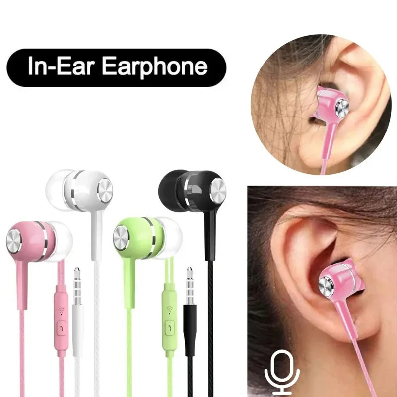 Wired Earphone Mic - Fone de Ouvido com Fio 3.5mm