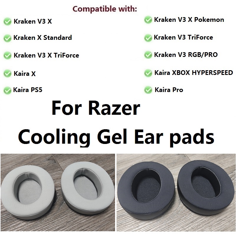 Gaming Headset Rgb - Almofadas de gel de resfriamento para