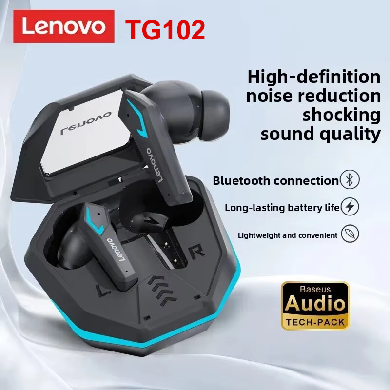 Gaming Headset Rgb - Fones de Ouvido Sem Fio Lenovo