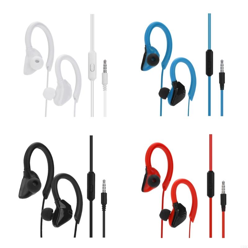 Sports Earphone Hook - Fones de ouvido esportivos com fio,