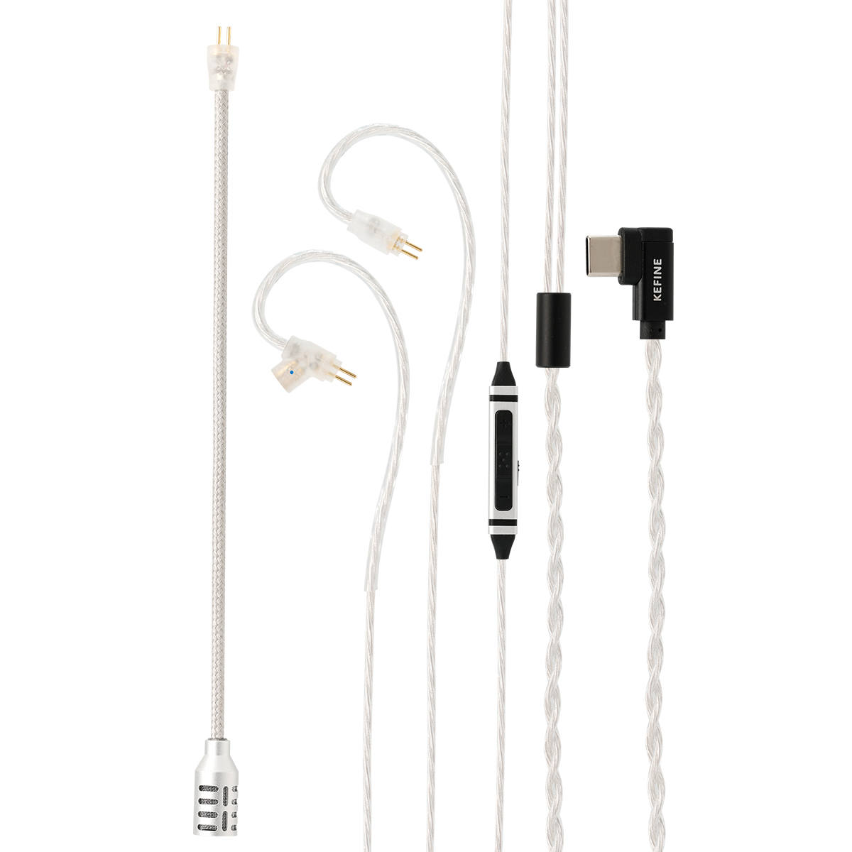 Usb C Earphone - Cabo de Jogos Kefine para Fones