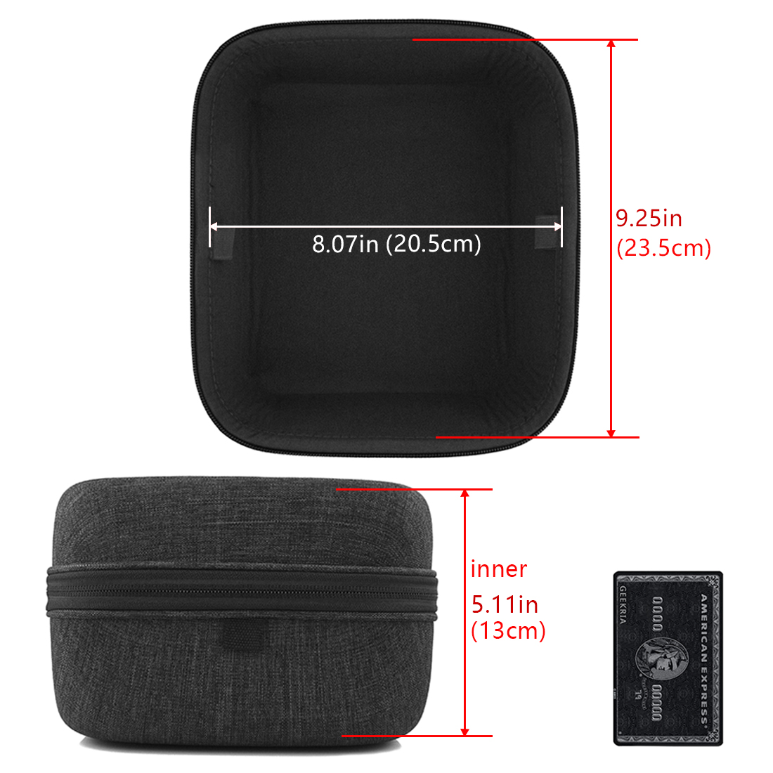 Capa para fone de ouvido Geekr - Headphone Case Hard avaliação e preço