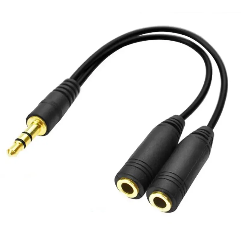 Divisor de fone de ouvido, cab - Earphone Splitter Jack avaliação e preço