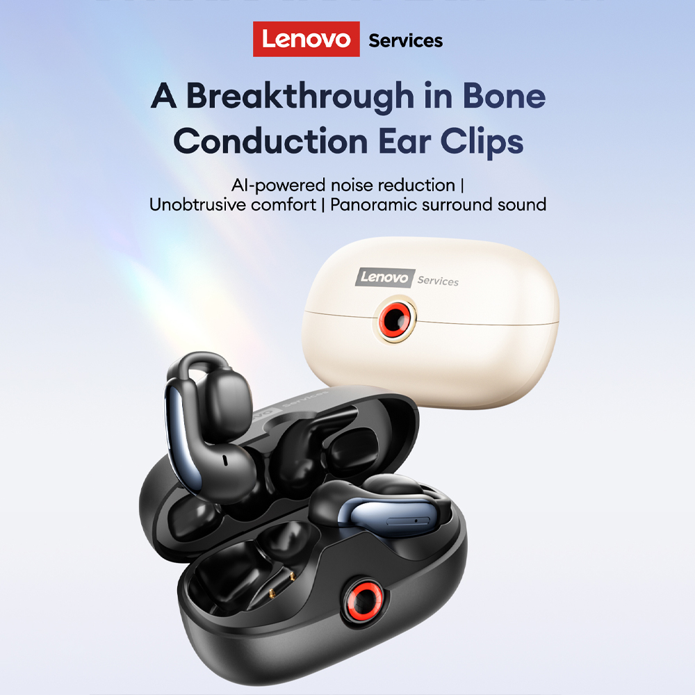 Lenovo LES-108 condução óssea  - Wireless Earbuds Tws avaliação e preço