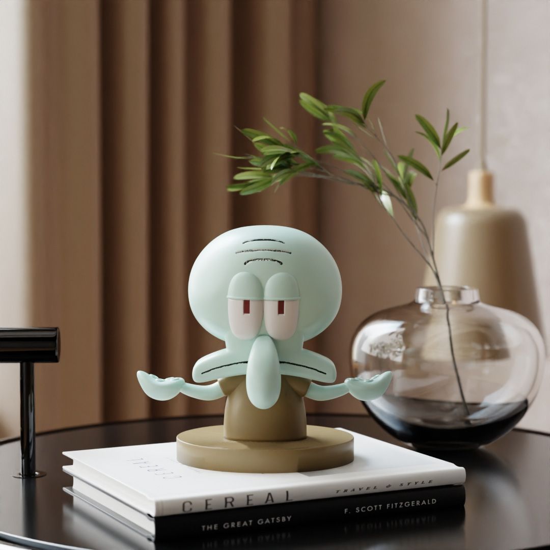 SpongeBobs SquarePants Squidwa - Headphone Stand Desk avaliação e preço