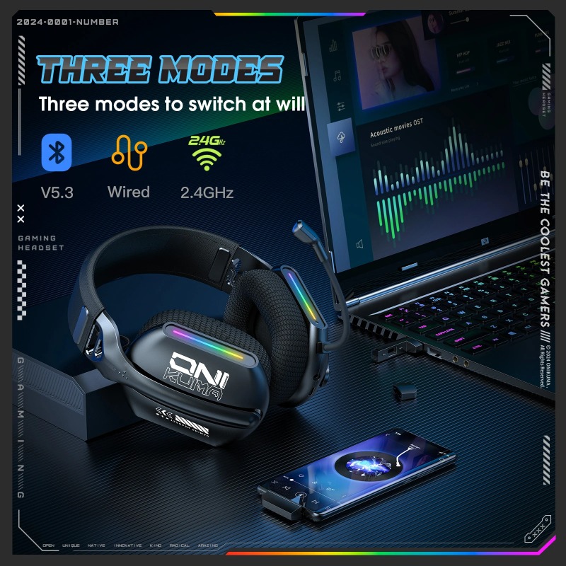Fone de ouvido sem fio para jo - Gaming Headset Rgb avaliação e preço