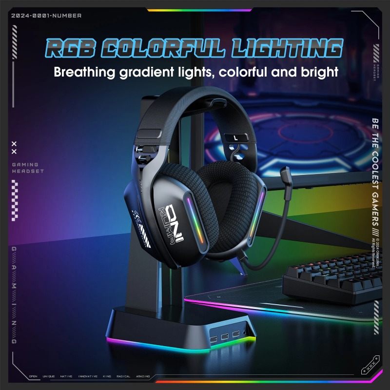 Fone de ouvido sem fio para jo - Gaming Headset Rgb avaliação e preço