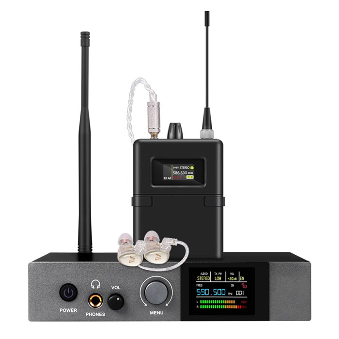 590-599mhz estéreo iem uhf pal - In Ear Monitor Iem avaliação e preço