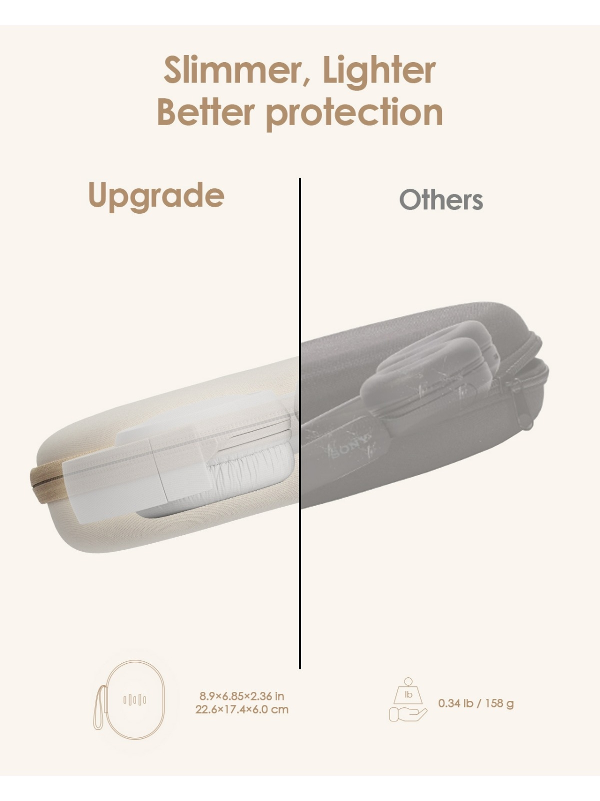 Estojo Duro para Fones de Ouvi - Headphone Case Hard avaliação e preço