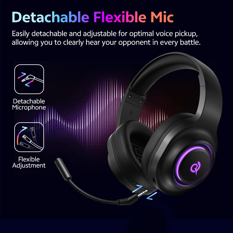 Fone QCY de ouvido gamer Heroa - Gaming Headset Rgb avaliação e preço