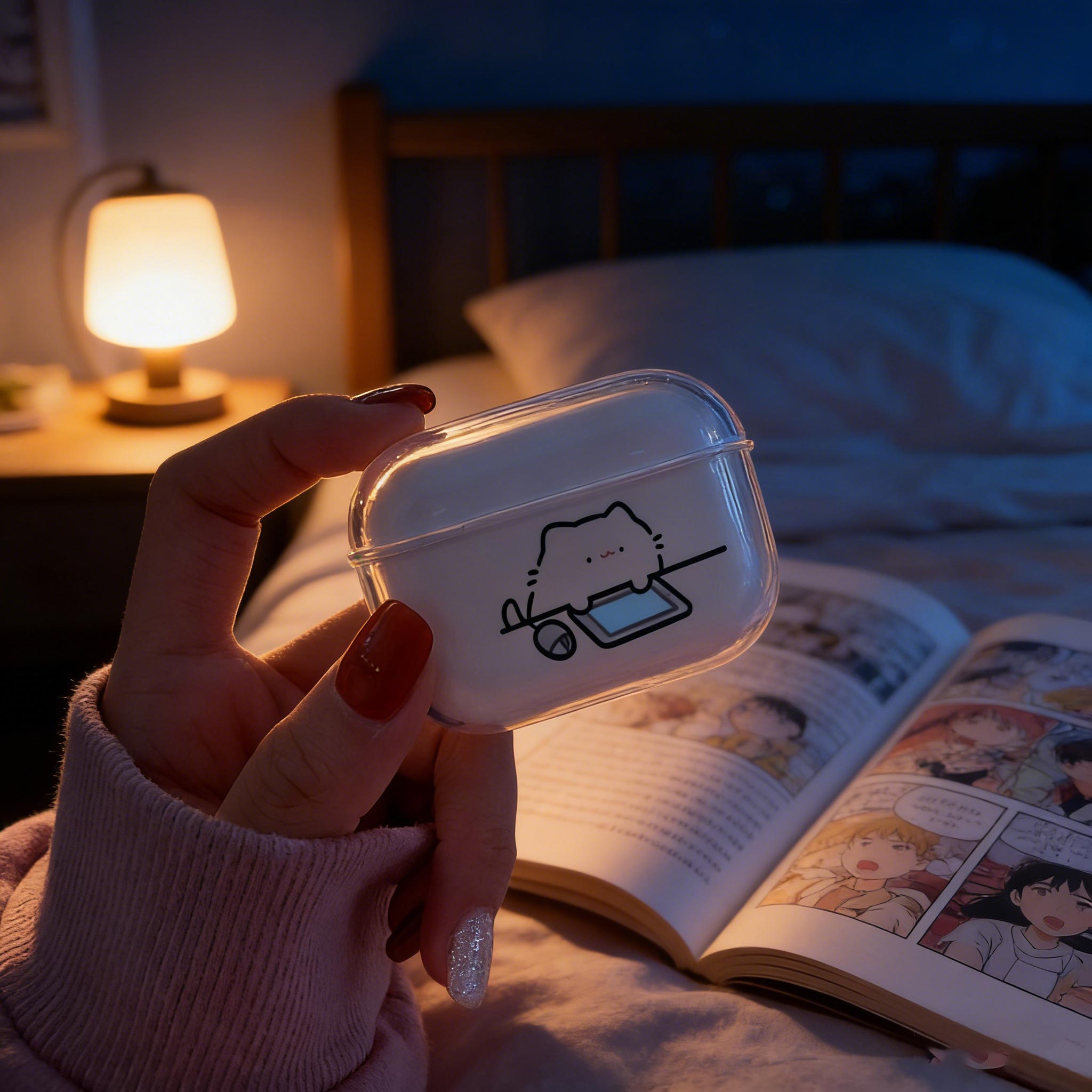 Capa transparente para fones d - Headphone Case Hard avaliação e preço