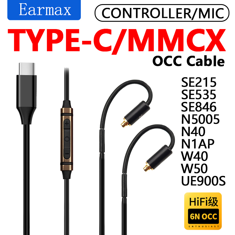 Para se215 se535 se846 n5005 n - Usb C Earphone avaliação e preço